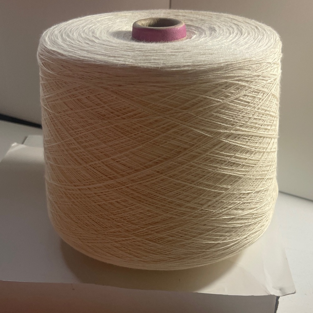 LARGE NEW UNUSED SUPIMA Natural Yarn Spool cone